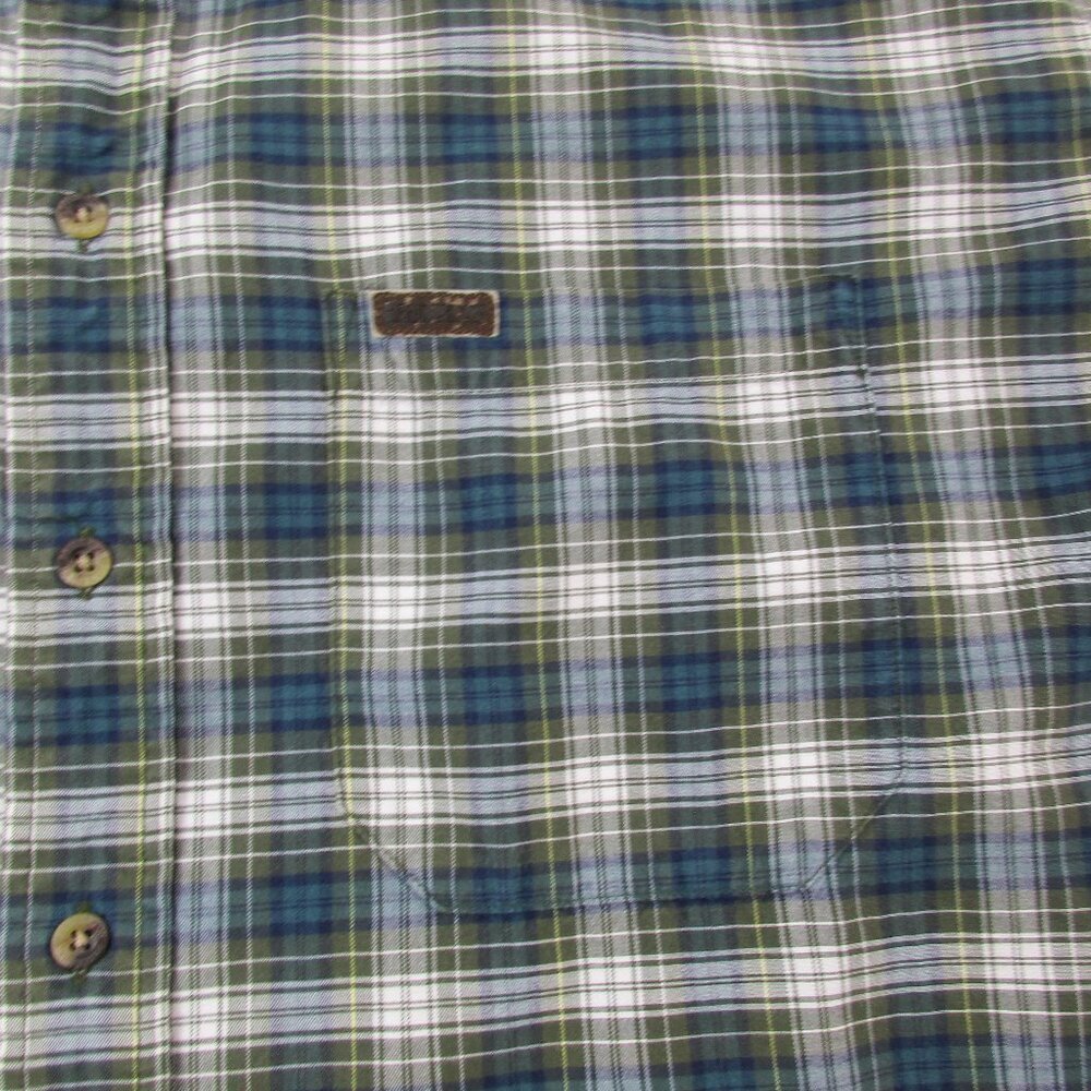 Pendleton Green Blue Plaid Long-Sleeve Button-Down Shirt - Picture 4 of 11